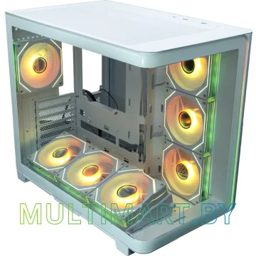 Корпус XASTRA QR600 7ARGB C10-UC (белый) картинка 6